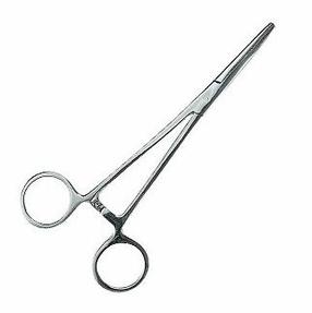 Knaibles Jaxon Straight Forceps 1330033, 20 cm, sudraba krās.