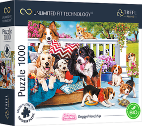 Dėlionė Trefl Cuteness Overload Dogs 10698T, 48 cm x 68.3 cm, 1000 vnt., įvairių spalvų