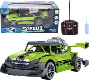 Rc automašīna Lean Toys Speed X, 1:20, zaļa krās.