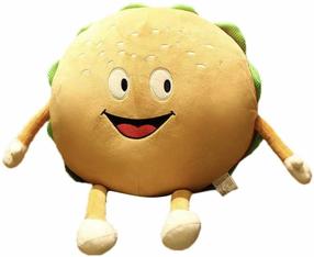 Pehme mänguasi HappyJoe Hamburger, pruun v., 30 cm