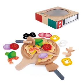 Rotaļu virtuves piederumi, picas komplekts Hape Perfect Pizza, daudzkrāsaina