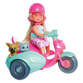 Кукла Simba Evi Love Scooter Friends 105733566, 12 см, многоцветный