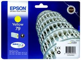 Tintes printera kasetne Epson T7914 C13T79144010, dzeltena krās., 6.5 ml