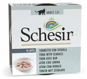 Šlapias kačių maistas Schesir, krevetės, 0.085 kg
