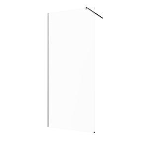 Стенка для душа Invena, 80 см x 200 см, прозрачный цв./хромовый цв./прозрачный