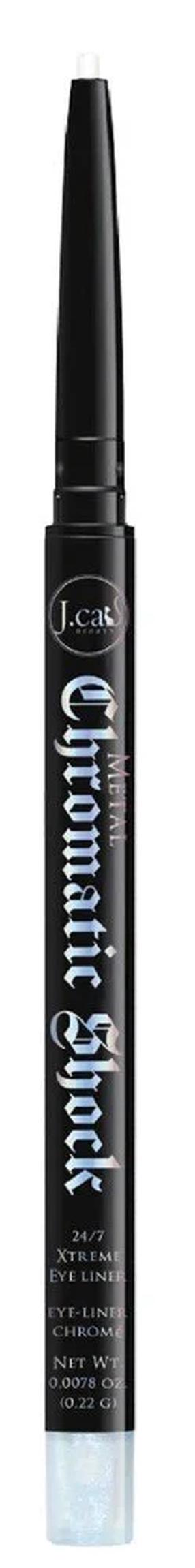 Подводка для глаз J.Cat Beauty Chromatic Shock 24/7 Xtreme, 22 г, серебристый цв. 101 born to radiate