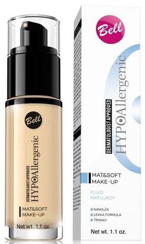 Жидкая основа для макияжа Bell Mat&Soft Make-up, 02 natural, 30 г
