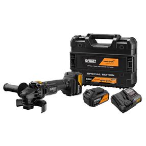Akumulatora leņķa slīpmašīna Dewalt DCG45MP2T-QW, 18 V