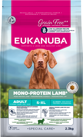 Сухой корм для собак Eukanuba Mono Protein, баранина, 2.3 кг