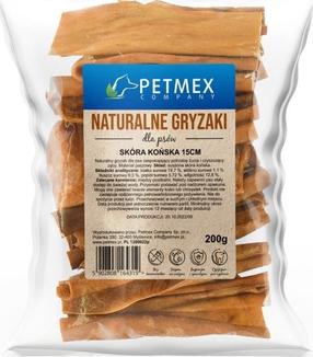 Skanėstas šunims Petmex Horsehide Chew Natural, džiovinta oda, 0.2 kg
