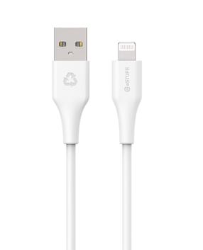 Kaabel Estuff Infinite ES601170, USB Type C/USB Type A, 100 cm, valge v.