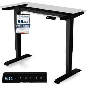 Galda rāmis, ar regulējamu platumu Desktronic HomePro, 61 - 125.5 cm, melns krās.