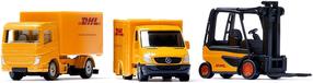  Statybos transporto priemonės Siku DHL Vehicle Set S6335, geltona sp.