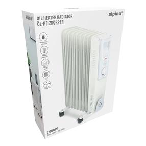 Õlikütteseade Alpina 9 Fins, 2000 W