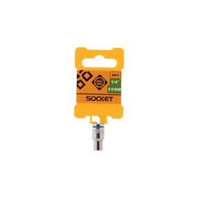 Varžtų veržlių galvutė Forte Tools 1045, 5.5 mm, 1/4"