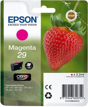 Rašalinio spausdintuvo kasetė Epson C13T29834012, raudona sp., 3.2 ml