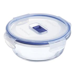 Пищевой контейнер Luminarc Pure Box Active, 0.67 л, прозрачный цв./синий цв.