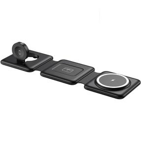 Telefono įkroviklis CP F1, Qi Wireless, 0 cm, juoda sp., 15 W