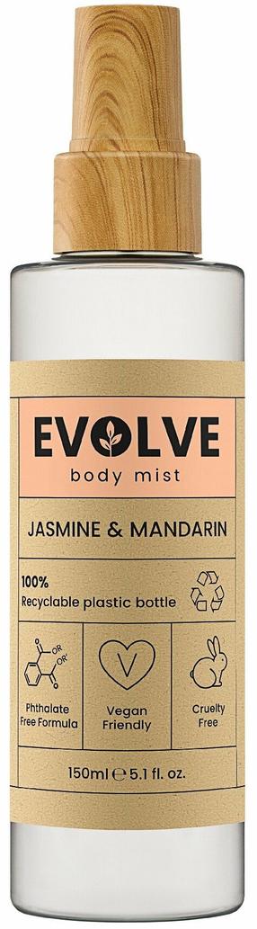 Keha pihust Evolve Jasmine & Mandarin, 150 ml