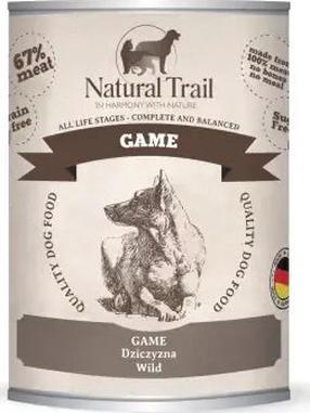Märg koeratoit Natural Trail Game, liha, 0.8 kg