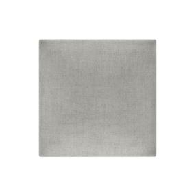 Dekoratīvais tekstila sienas panelis Mollis Basic Light Grey, 30 cm x 30 cm x 3.7 cm