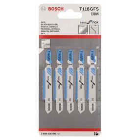 Набор пильных полотен Bosch T 118 GFS, 83 см, 5 шт.