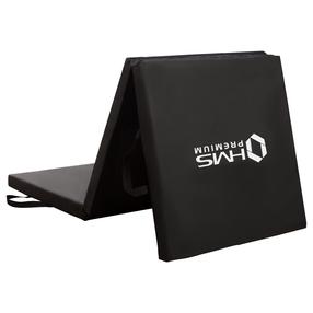 Gimnastikos čiužinys HMS Premium Gymanstic MGS02, juoda sp., 180 cm x 60 cm x 5 cm