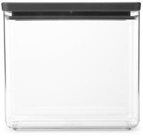 Lielapjoma produktu konteiners Brabantia Tasty+ 229961, 3.5 l, caurspīdīga krās./melna krās.