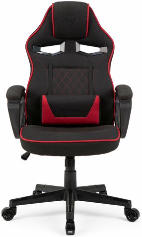 Игровой стул SENSE7 Knight, 60 x 68 x 116 - 126 см, черный цв./красный цв.