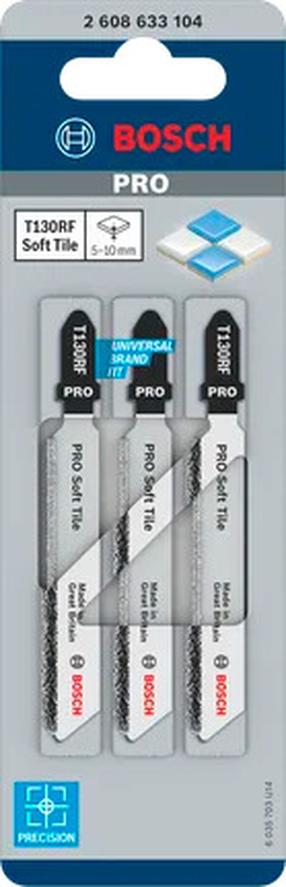 Набор пильных полотен Bosch T 130, 8.3 см, 3 шт.