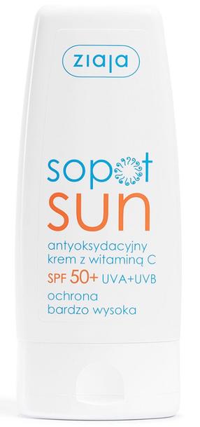 Krēms iedeguma kopšanai ķermenim/sejai Ziaja Antioxidant SPF50+, 50 ml