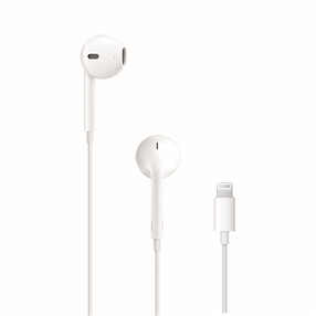 Laidinės ausinės Apple EarPods Lightning, balta sp.