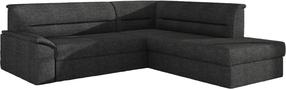 Kampinė sofa Elano Sawana 05, tamsiai pilka sp., dešininė, 255 x 212 cm x 90 cm