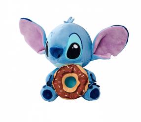 Pliušinis žaislas Simba Lilo & Stitch Stitch With Doughnut, mėlyna sp., 25 cm