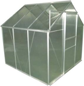 Siltumnīca Garden Center 200420, polikarbonāts, 1.9 x 1.9 m, 4 mm, caurspīdīga krās.