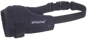 Suukorv koertele Amiplay Air, S, must v.