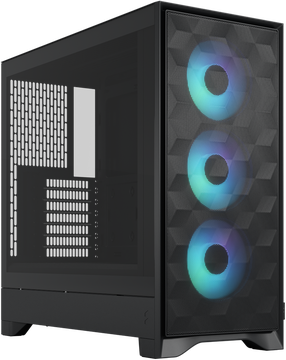 Arvuti korpus Fractal Design Pop 2 Air TG RGB, must v.
