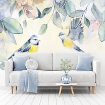 Fototapetas Artgeist Colorful Titmouse, 105 cm x 150 cm