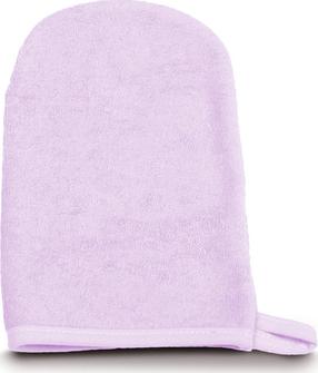 Beržamais mazgāšanās cimds BabyMatex TM0905_19, 23 cm x 13 cm, violeta krās.