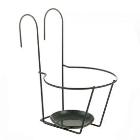 Lillepotihoidik Garden Center 20677, metall, roheline v.