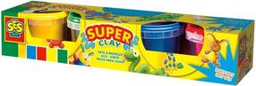 Plastilīns SES Creative Super Clay, daudzkrāsaina