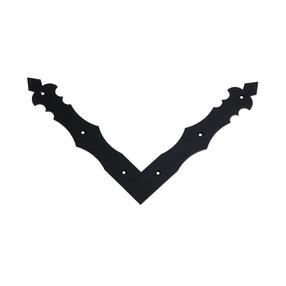 Декоративный уголок Domax 89972, 1.5 см, крашеное, черный цв.