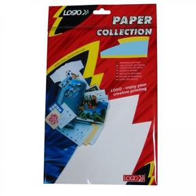 Kleepuvad sildid Logo Paper Collection 5099, 7.8 cm x 7.8 cm, 6 tk, valge v.