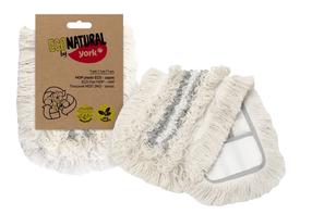 Mops York, Eco 081680, 520 mm, balts krās./smilškrāsas