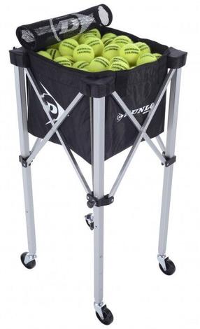 Тележка для теннисных мячей Dunlop Tennis Ball Bag 623DN307233, серебристый цв./черный цв.