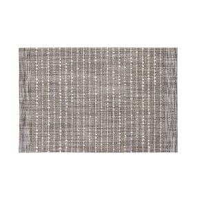 Stalo padėkliukas Domoletti Coco KSKHLG-0153, 45 cm x 30 cm, Juoda sp./Pilka sp.