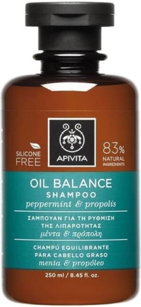 Šampoon Apivita Oil Balance, 250 ml