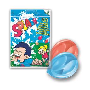 Balons ūdens Splash, zila krās./sarkana krās., 100 gab.