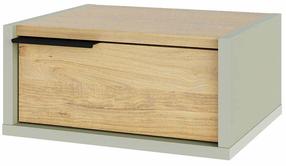 Naktinis staliukas Kalune Design ECO 855DTE3566, ash green sp./sapphire oak sp., 18.8 cm x 40 cm x 30 cm