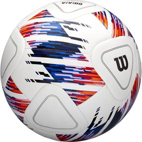 Futbola bumba Wilson NCAA Vivido Replica SB, 5 izmērs, zila krās./balta krās./oranža krās.
